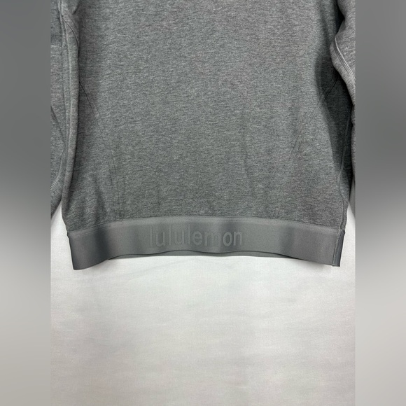 lululemon athletica Crewneck Sweater in Gray with Lululemon hem band. - Picture 5 of 13